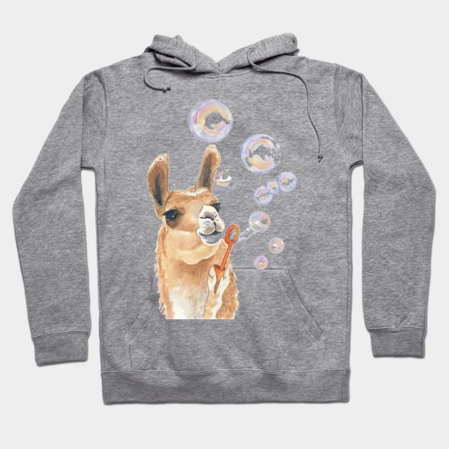 llama bubble Hoodie by OMARMAH